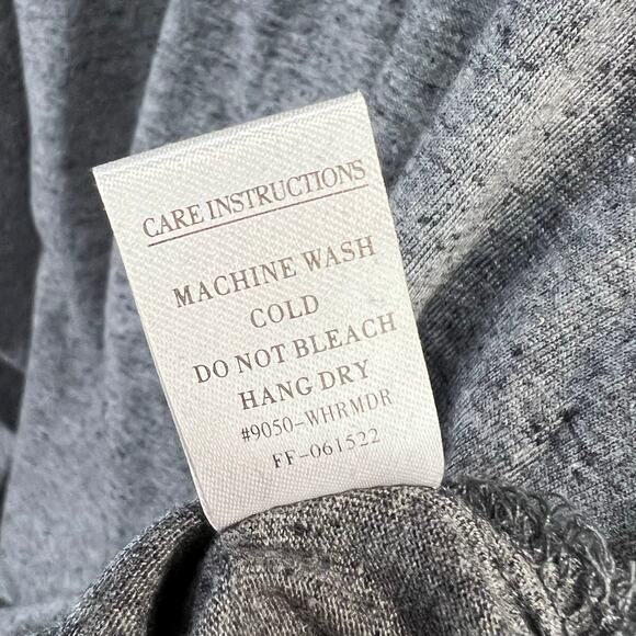 Free Fly Bamboo Heritage Midi Dress M Heather Flint Gray Cotton Bamboo Pockets - Picture 15 of 16